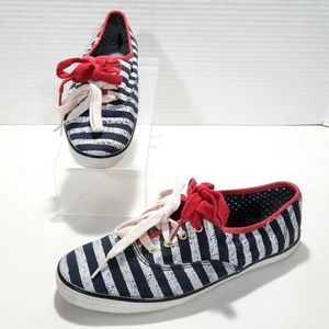 Keds Champion Patriotic Striped Low Top Sneakers